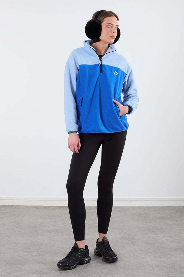 USCO The Wander Fleece in Contrast Blue 45515
